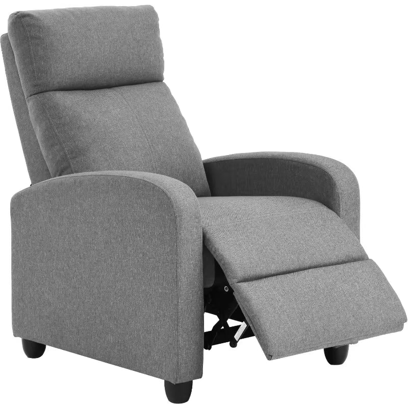 Recliner Chair for Living Room Home Theater Seating Single Reclining Sofa Lounge with Padded Seat Backrest