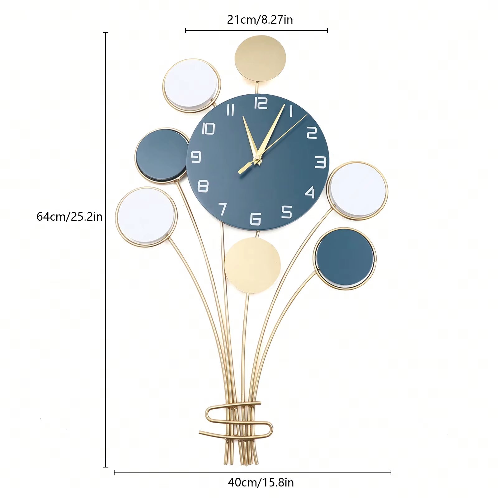 Wall Clock Modern Minimalist Design Luxury Home Living Room Wall Decorative Items Creative Silent Clocks