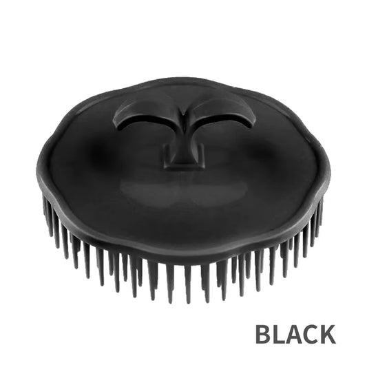 Head Massage Brush Soft Glue Shampoo Brush Bathroom Products Plastic Sanitary Comb Washing Hair Scalp Shower Silicone Hair Brush