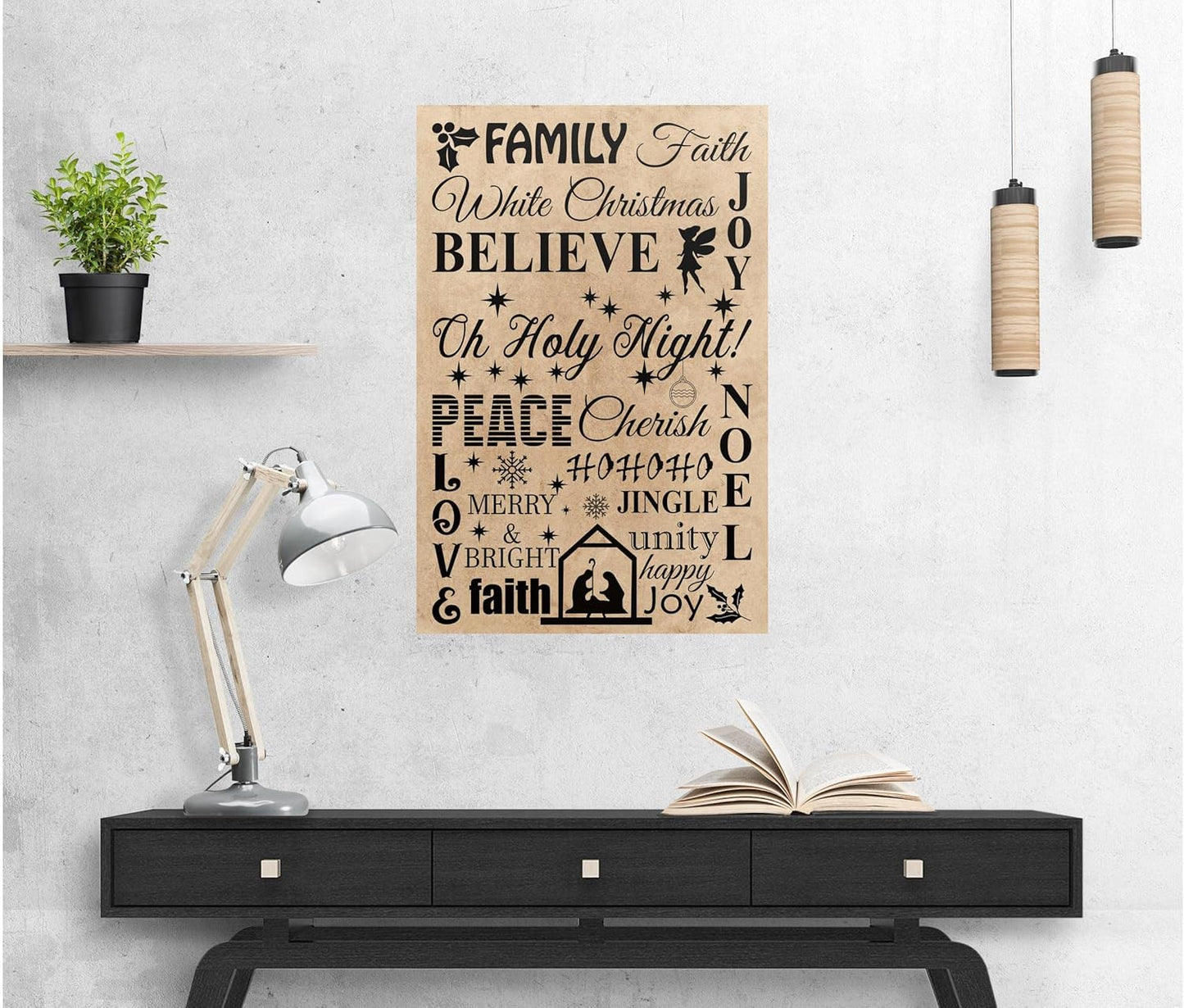 Poster Inspirational Christian, Christmas Pictures Wall