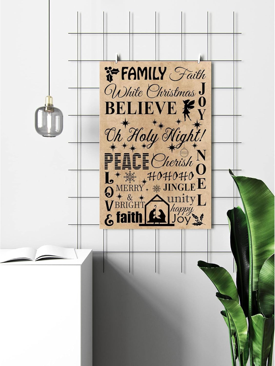 Poster Inspirational Christian, Christmas Pictures Wall