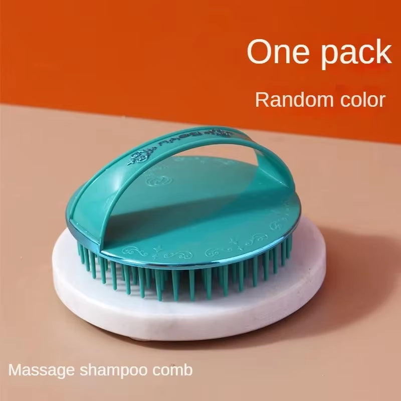 Comb Handheld Scalp Soft Silicone Shampoo Brush Bathroom Products Massage Brush Washing Comb Shower Shampoo Scalp Shower Brush