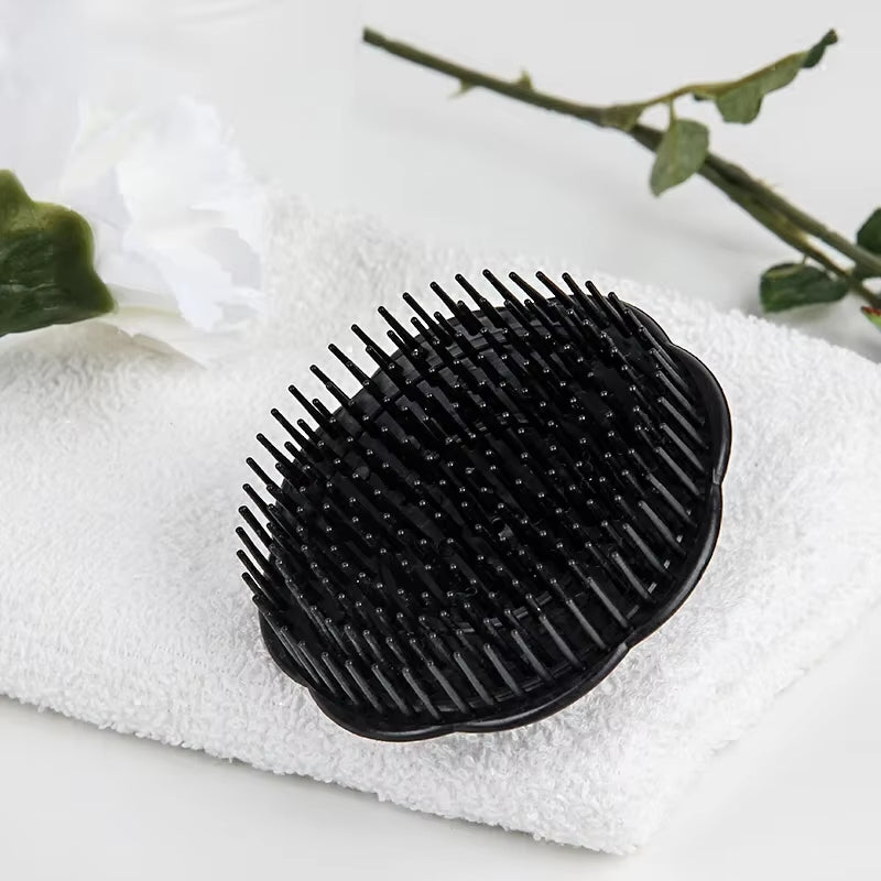 Head Massage Brush Soft Glue Shampoo Brush Bathroom Products Plastic Sanitary Comb Washing Hair Scalp Shower Silicone Hair Brush