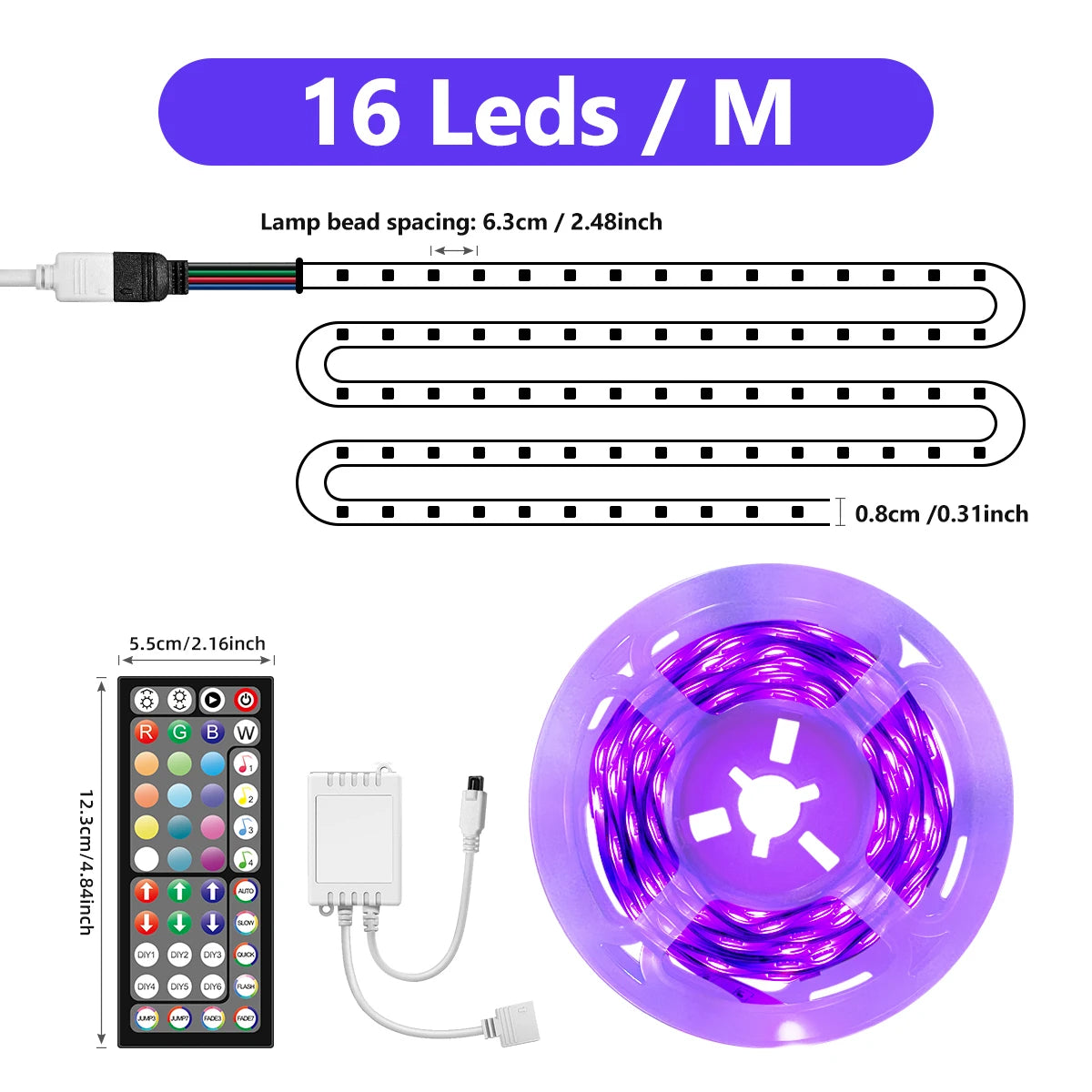 LED 5050 RGB Strip Light APP Control Color Flexible Ribbon Luces Led Light Strip RGB Led Light Strip