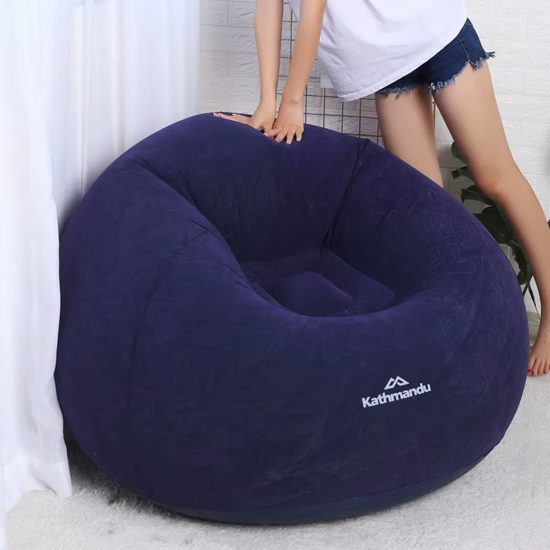 Hot Lazy Inflatable Sofa Chair PVC Single Lounger Ball Sofa Couch Tatami Living Room Chair Furniture