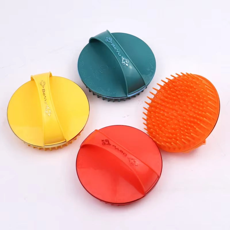 Comb Handheld Scalp Soft Silicone Shampoo Brush Bathroom Products Massage Brush Washing Comb Shower Shampoo Scalp Shower Brush