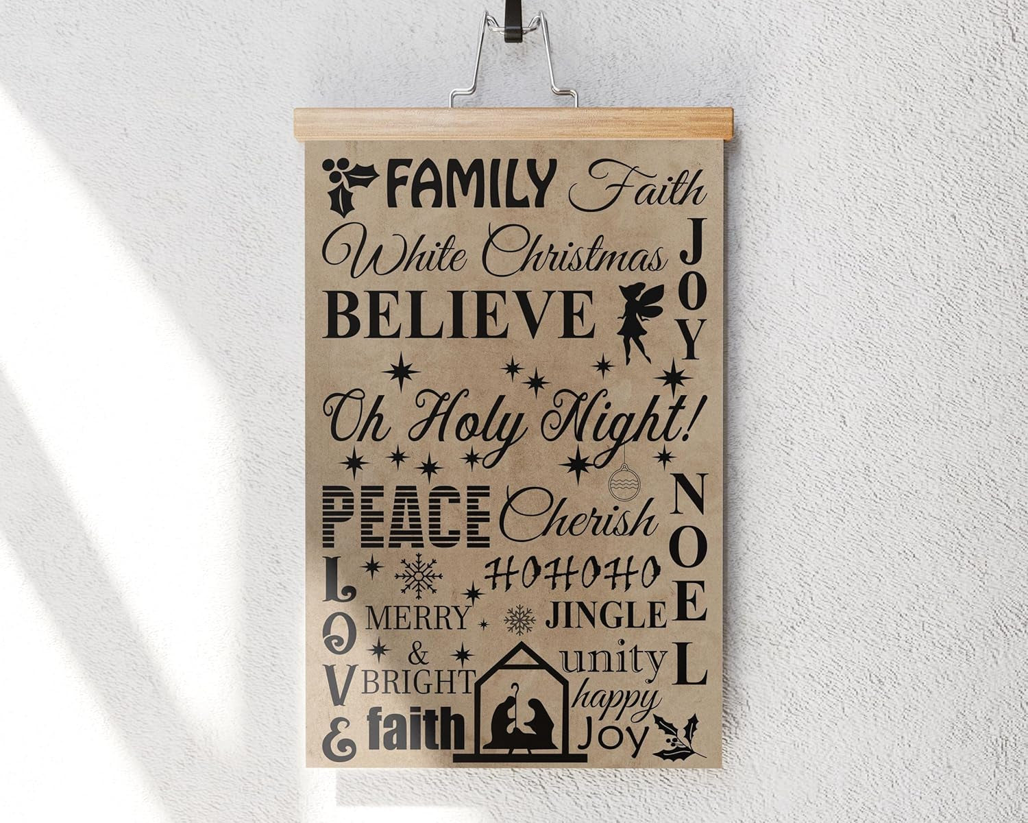 Poster Inspirational Christian, Christmas Pictures Wall