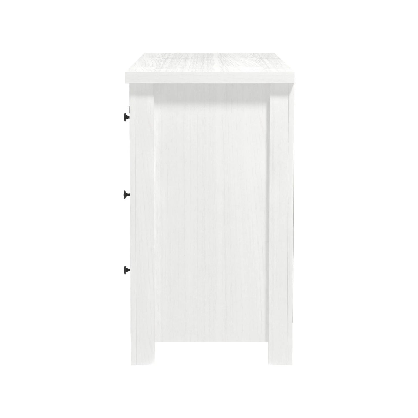 Addison Farmhouse 6 Drawer Dresser, White